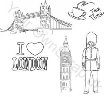 London 1 - stempelsæt